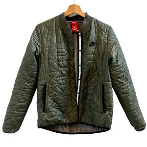 Nike Khaki Lightweight Bomber Jacket Size S